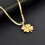 Heart Flower Pendant Necklace