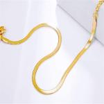 Gold Plated Snake Chain Anklet – Summer Beach Fashion Jewelry for Women