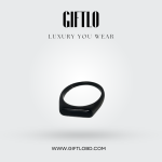 Eclipse Ring – Matte Black Edition | Giftlo Exclusive