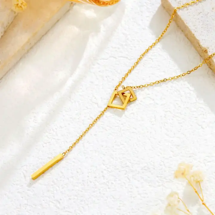 Fadeless Titanium Long Chain Necklace